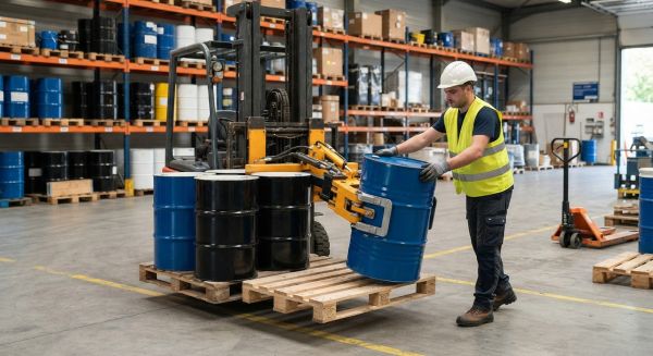 Les risques cachés de la manutention des fûts à connaître
